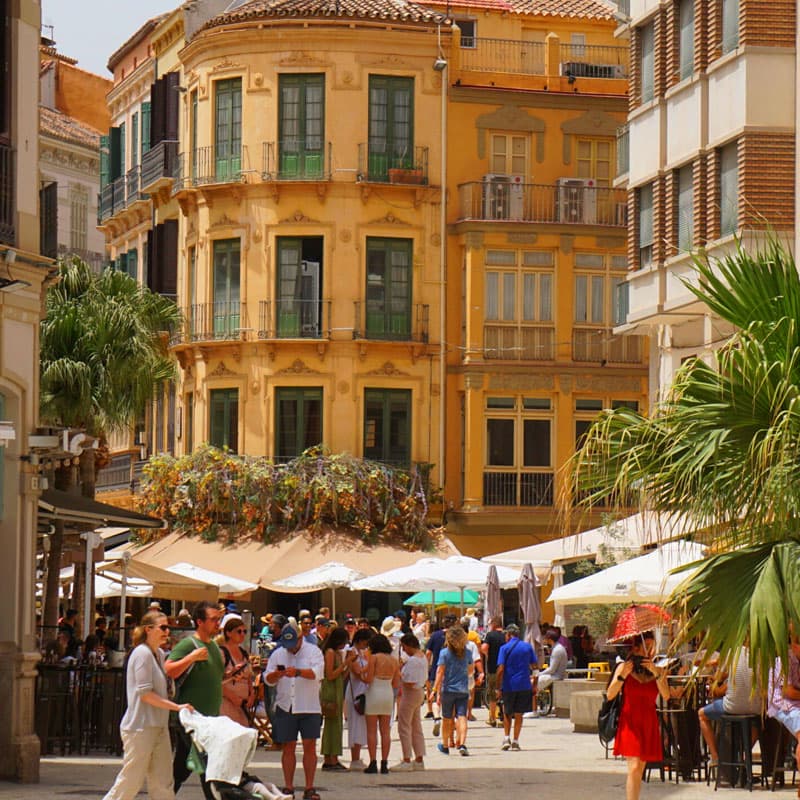 Pedestrian Street in Malaga