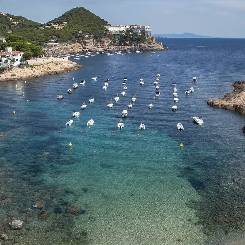 Begur port and boats